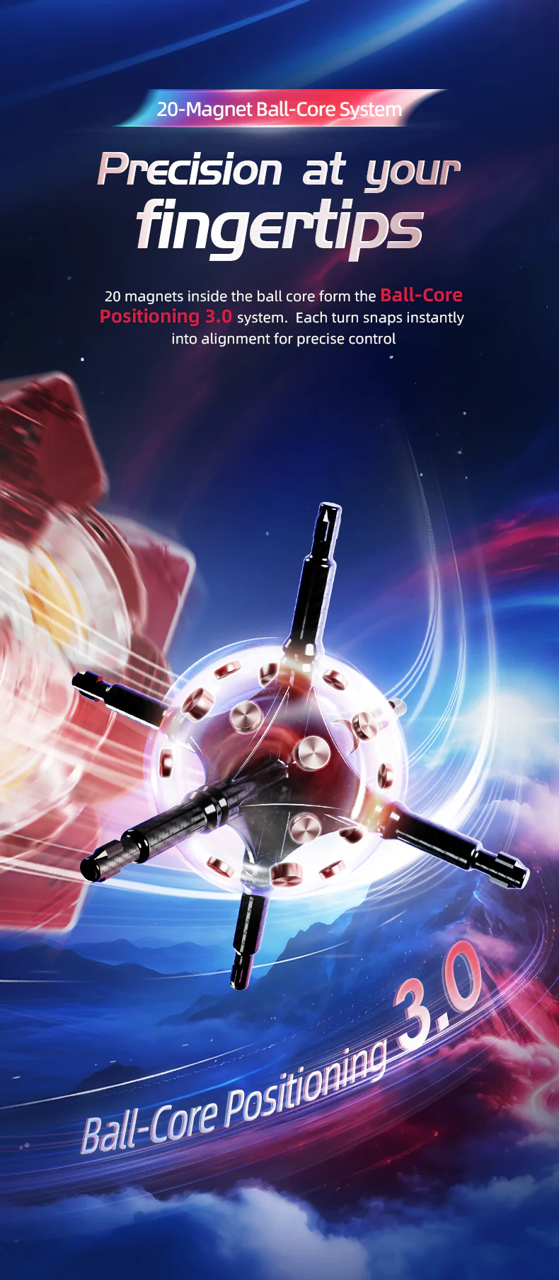 MoYu AoLong V5 3x3 (20-Magnet Ball-Core + MagLev + UV) - Image 6