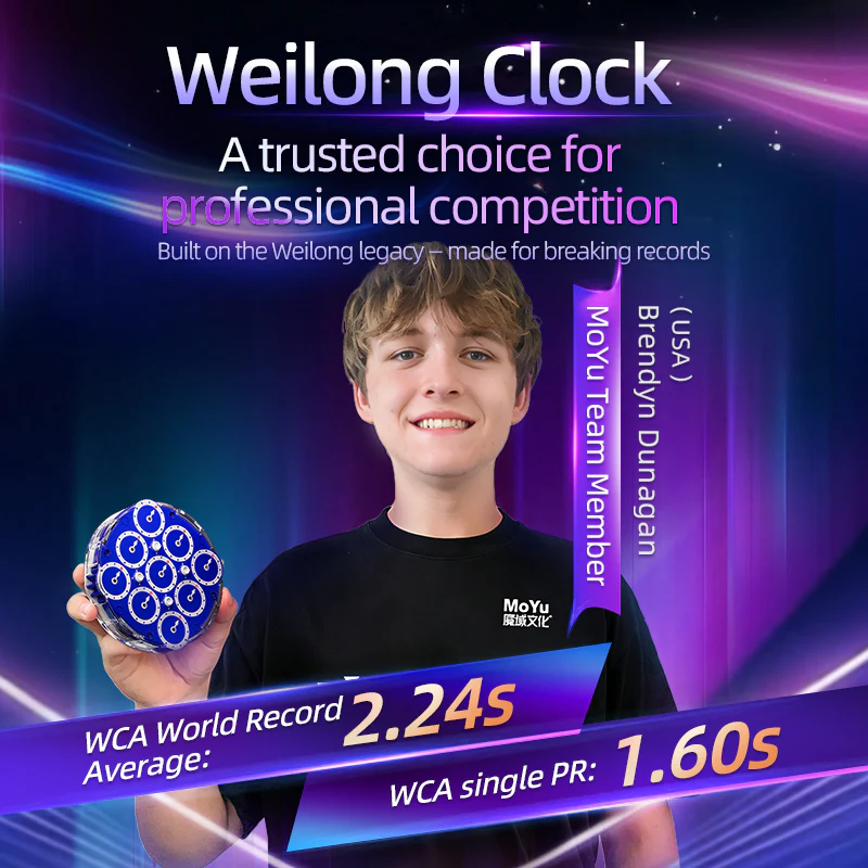 MoYu WeiLong Clock (Magnetic) - Image 9