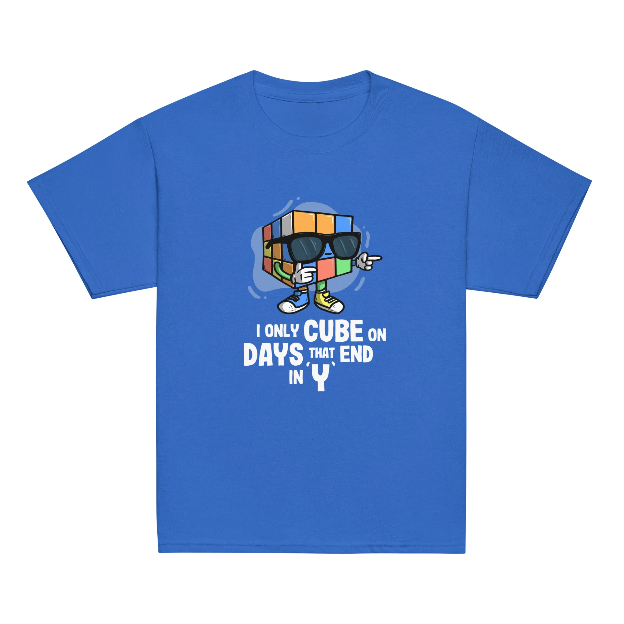Only Cube On “Y” Days Youth T-Shirt (Puzzle Pals) - Image 6