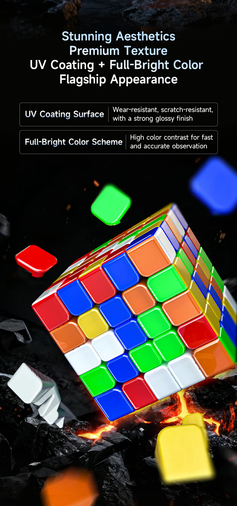 QiYi M Pro 5x5 (Ball-Core + UV) - Image 6