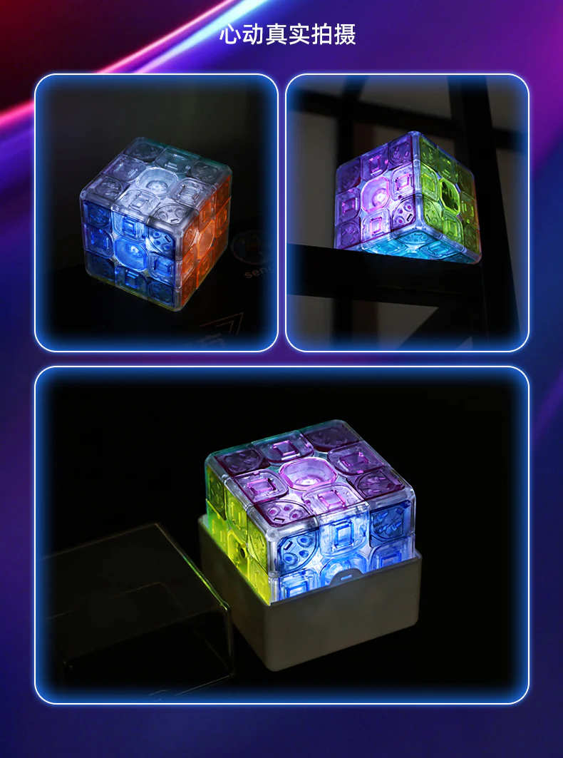ShengShou Lustrous Cube 3x3 (Jelly, Magnetic) - Image 8