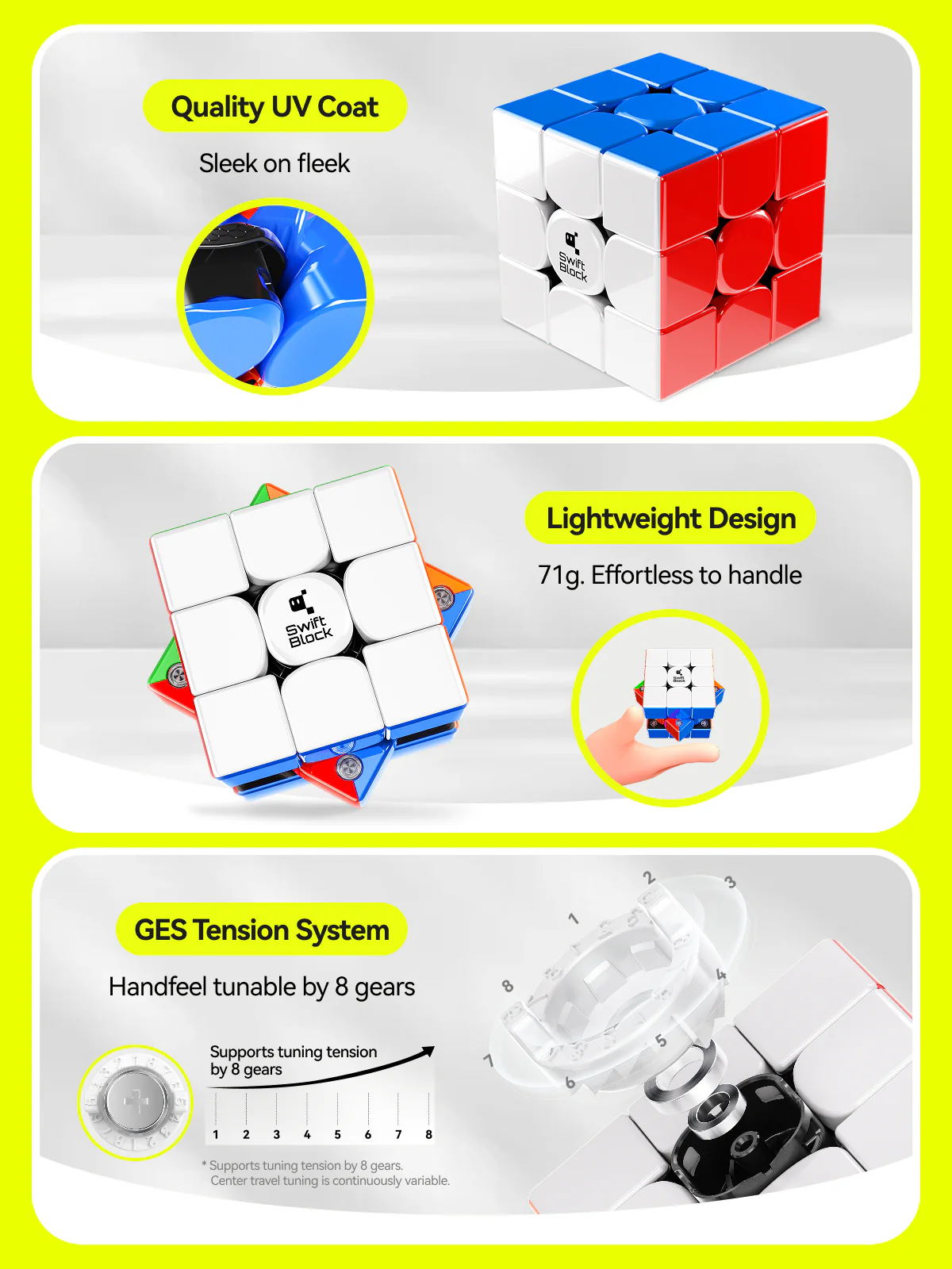 Swift Block Super MagLev UV 3x3 - Image 8