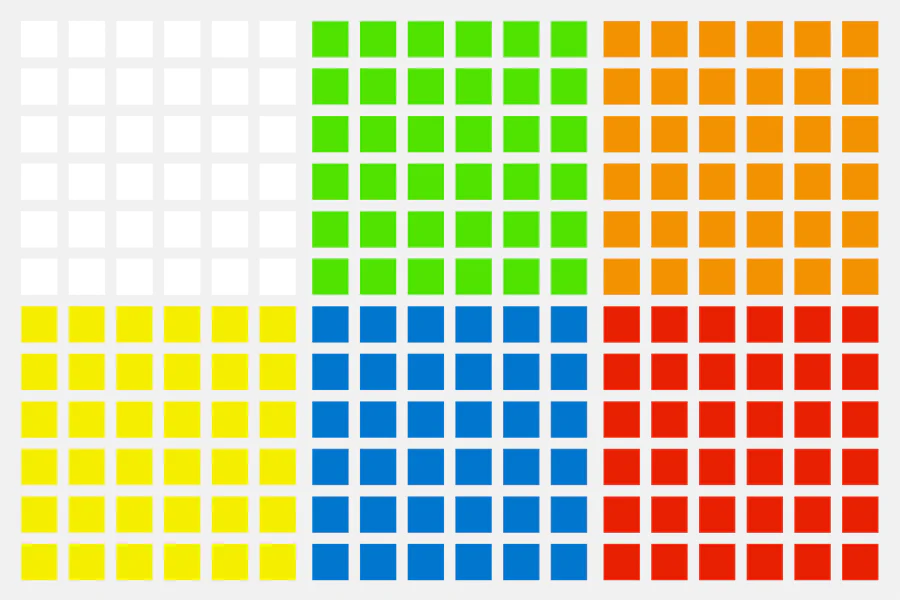 X-Man Shadow 6x6 Sticker Set - Image 2