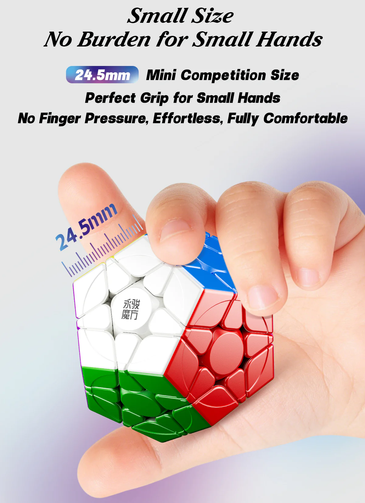 YJ Pocket Mini Megaminx (5.5cm, Magnetic + Ball-Core) - Image 6