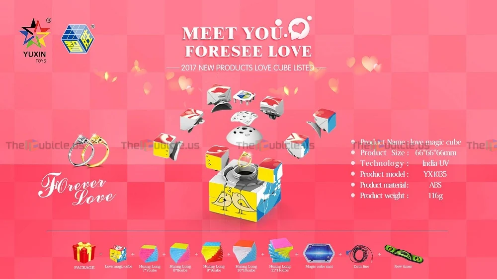 YuXin Love Treasure Box 3x3 - Image 3