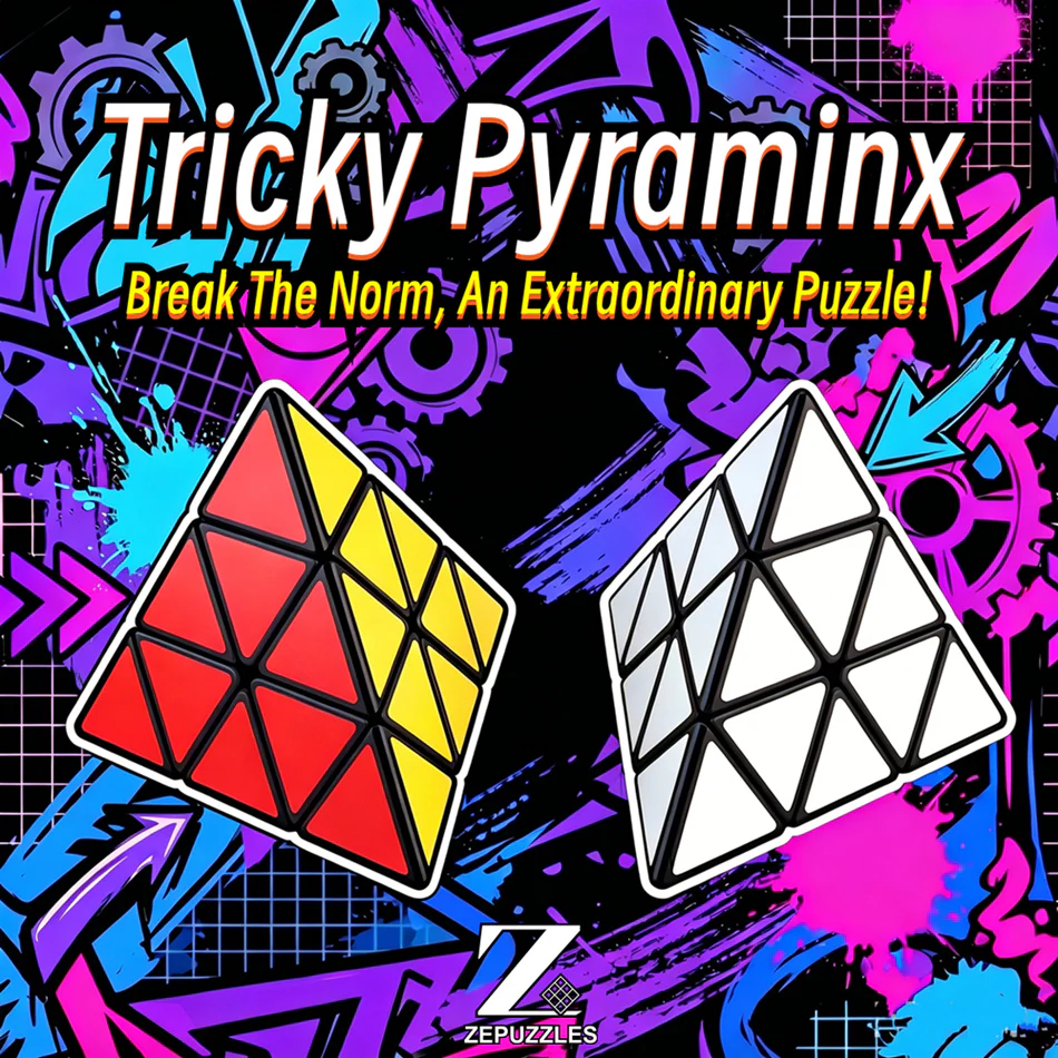 ZePuzzles Tricky Pyraminx - Image 3
