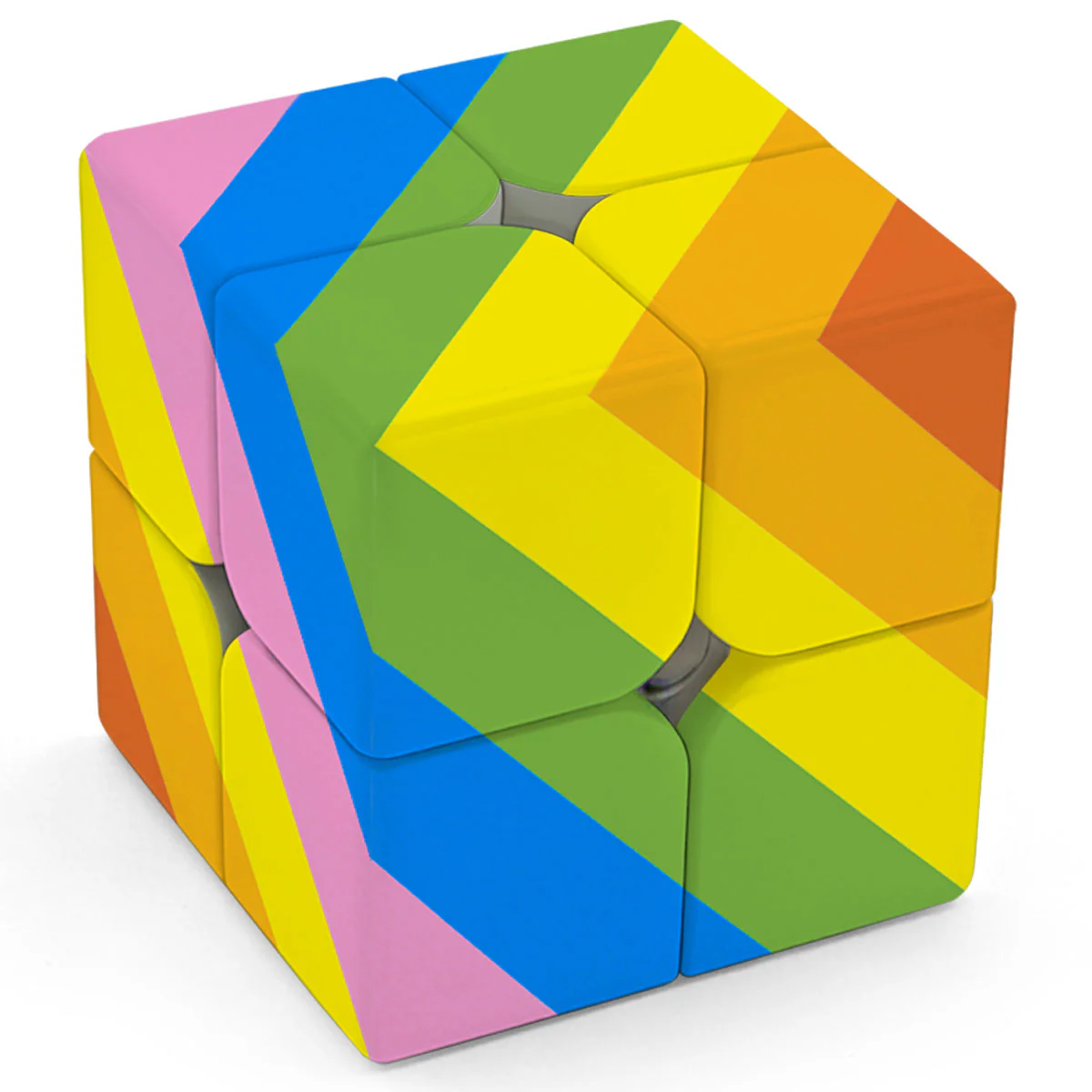 Ziina Rainbow Cube 2x2 (6-Color) - Image 4